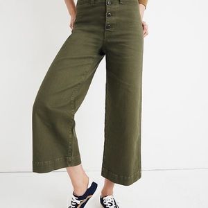 Madewell Emmett Wide-Leg Crop Pants